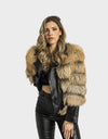 Paulina Exclusive Women Fur Leather Jacket